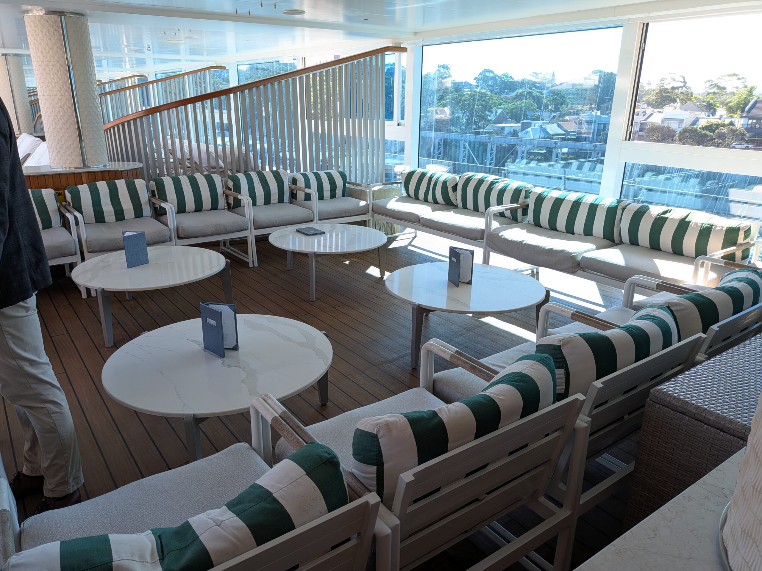 Casual bar/dining, Oceania Vista, April 2026