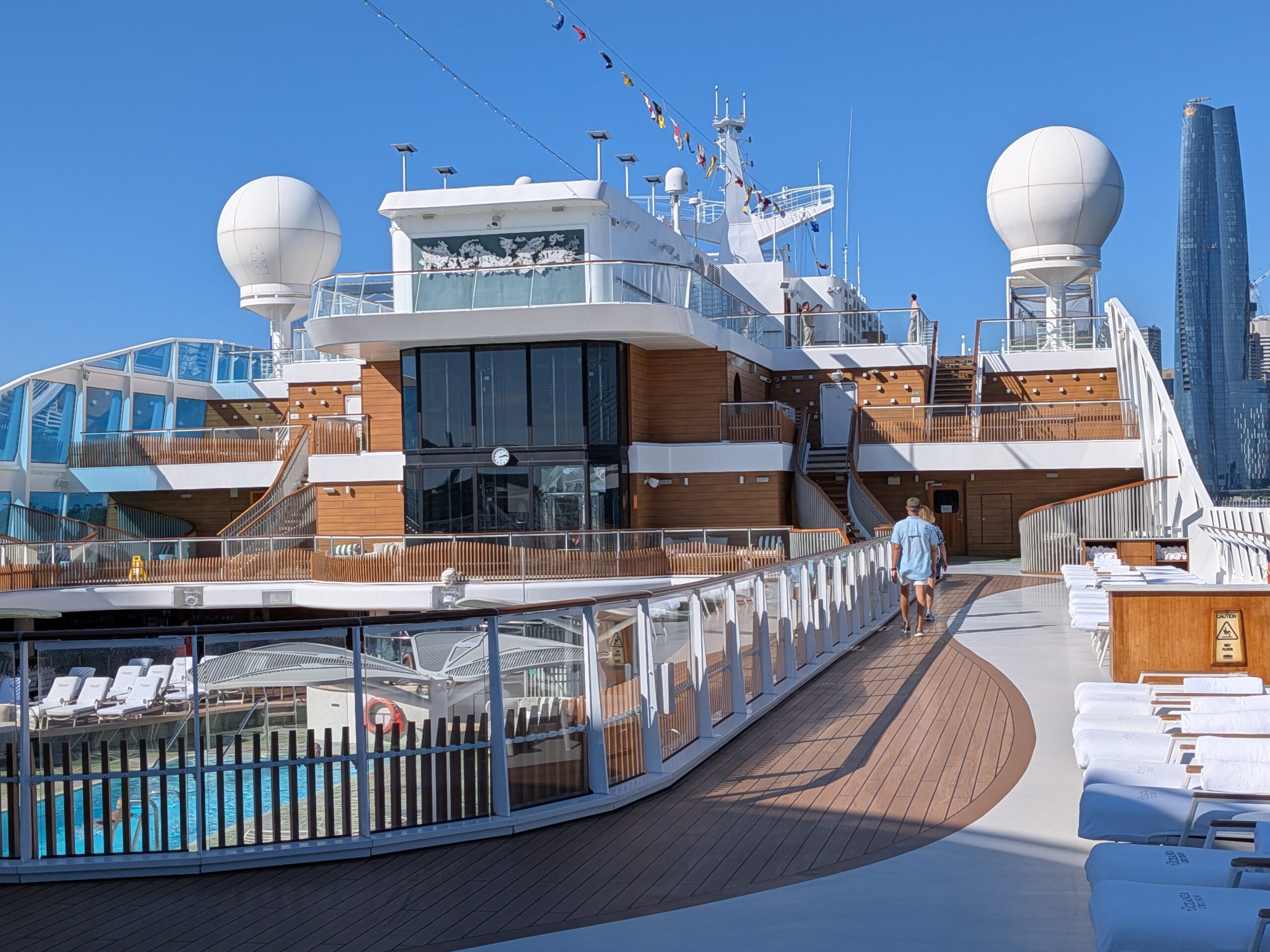 Exterior deck, Oceania Vista, April 2026