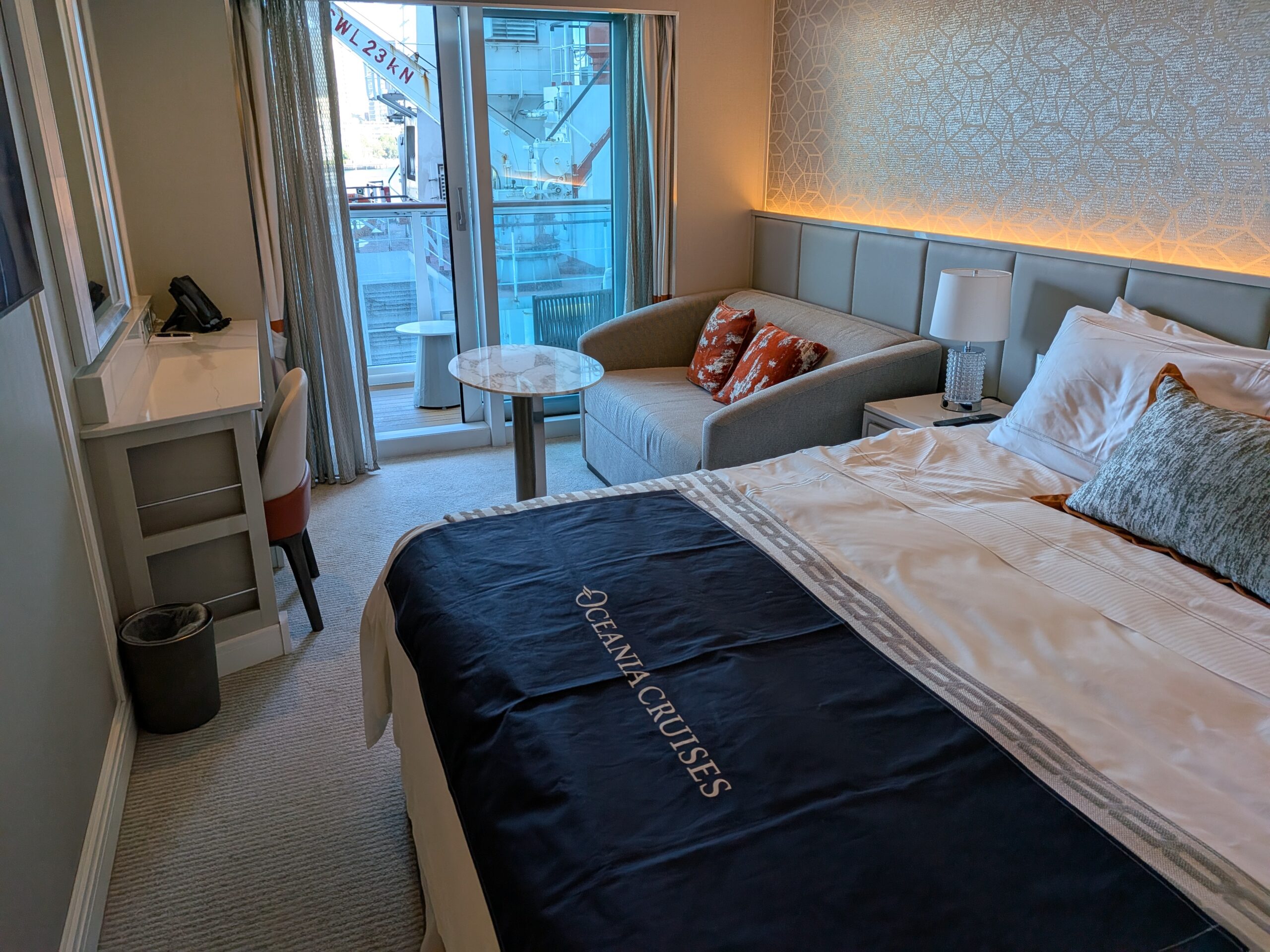 Cabin interior, Oceania Vista, April 2026