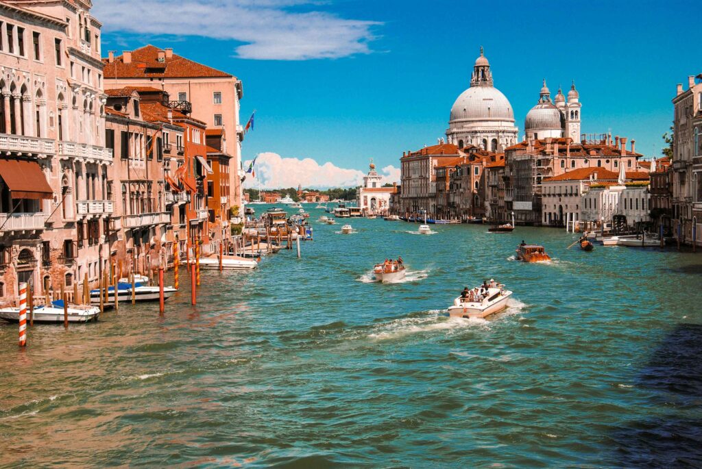 Venice's Grand Canal is a Popular Stop for European Fly Cruise Holidays