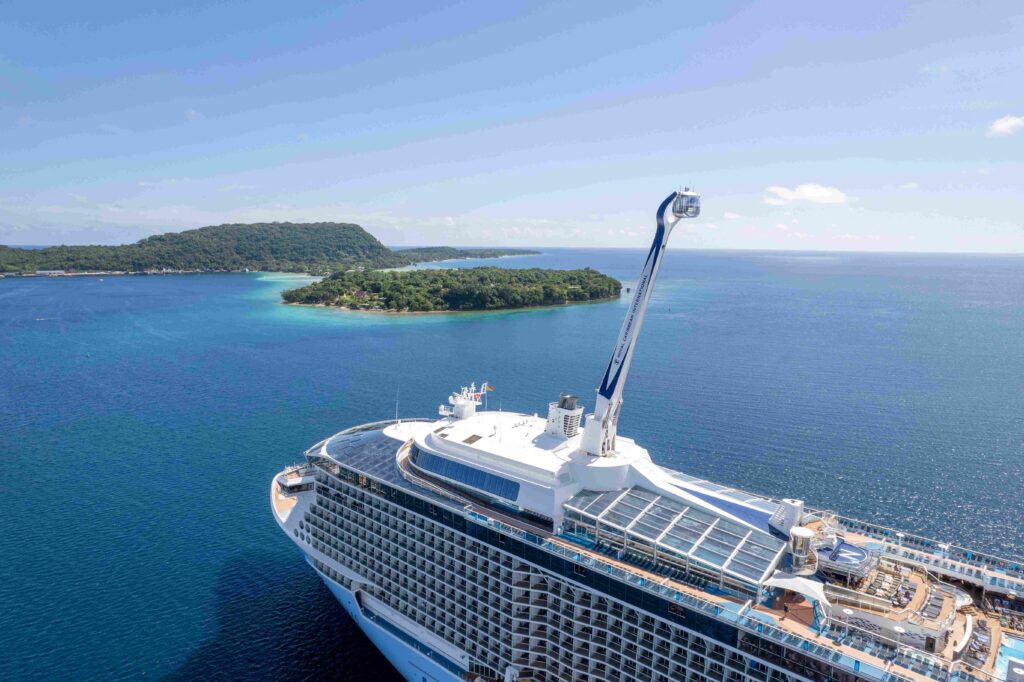 Quantum and Anthem South Pacificx Anthem of the Seas in the South Pacific