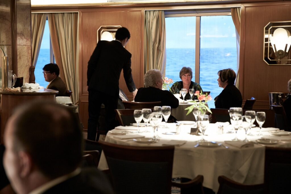 Dining on Grand Princess